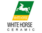 white horse ceramic