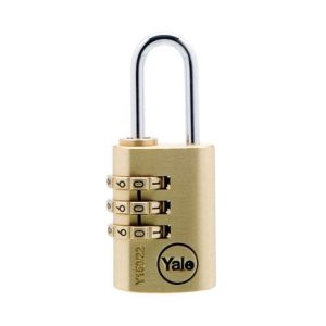 Yale Class Series Indoor Solid Brass Combination Padlock 22mm