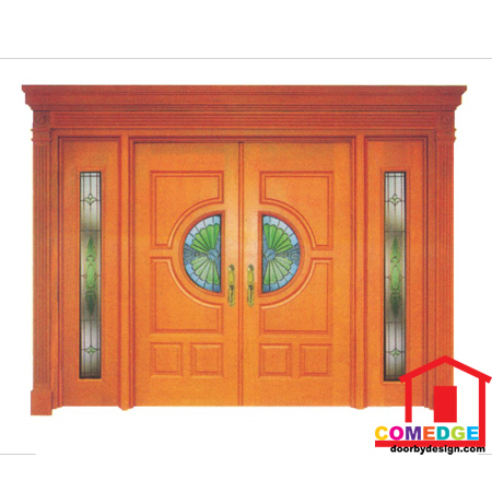 Classical Main Door With Temperated Glass - Classical Main Door – CT-IDC 60