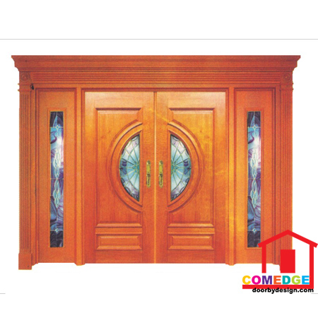 Classical Main Door With Temperated Glass - Classical Main Door – CT-IDC 61