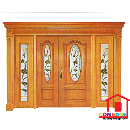 Classical Main Door With Temperated Glass - Classical Main Door – CT-IDC 88E