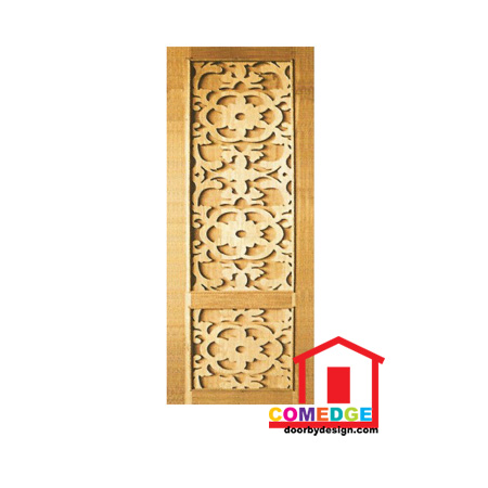 Engraving Solid Panel Door