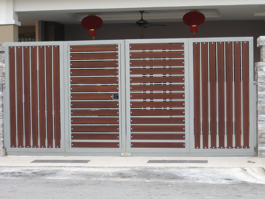 Stainless Steel Entrance Gate 01