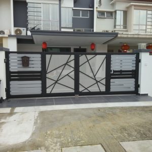 Stainless Steel Entrance Gate 17