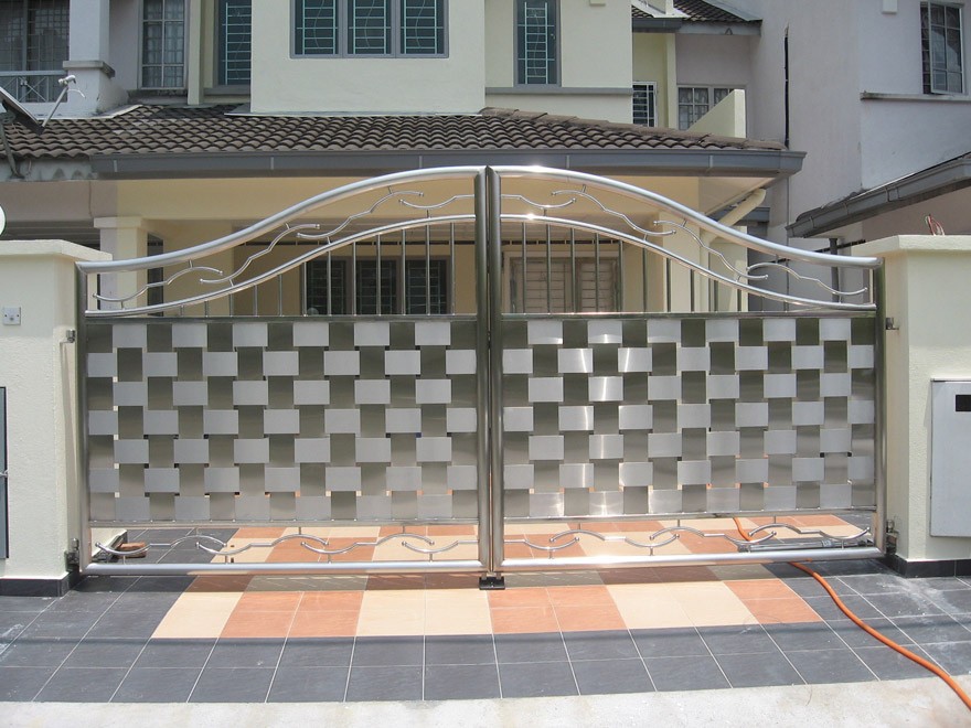 Stainless Steel Entrance Gate 08